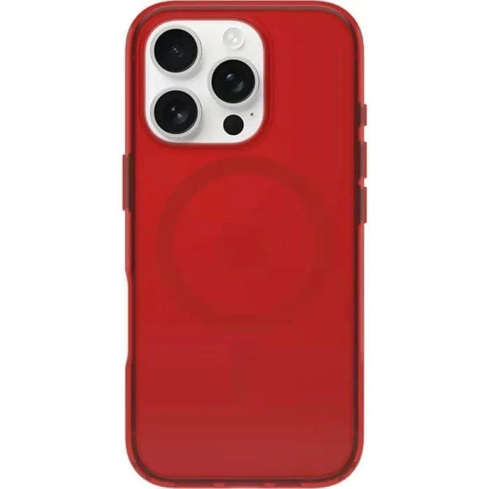 OtterBox Symmetry Series Clear Phone Case with MagSafe for iPhone 16 Pro Max - Firecracker by OtterBox - Refurbished - Good condition - US$12.68