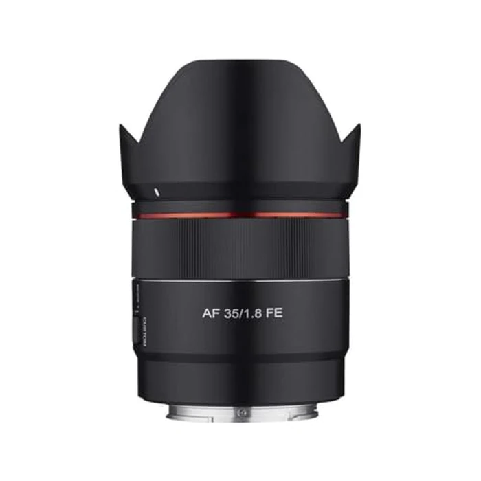Rokinon AF 35mm F1.8 Full Frame Lens for Sony E - Auto Focus, Fast Aperture, Weather Sealed, Ultra Multi-Coated, 9-Blade Diaphragm, Lightweight, Compact, Custom Switch by Rokinon - Used - Good condition - US$249.00