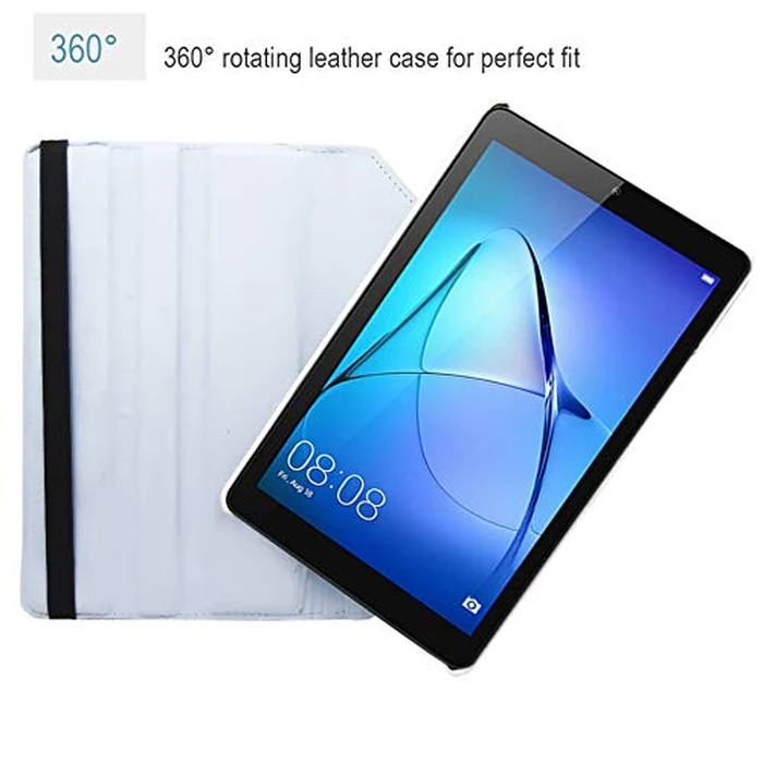 Case for Samsung Galaxy Tab E 9.6 (SM-T560, SM-T560NU), Tab E Nook 9.6-360 Degree Rotating Stand PU Leather Case (Butterfly Gold) by a2one.stuff - Image 4