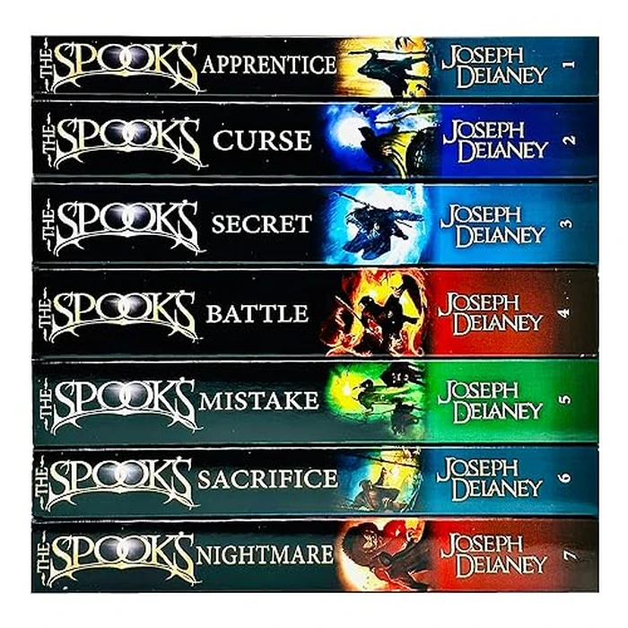 The Spooks Books 1 - 7 Wardstone Chronicles Collection Set by Joseph Delaney (Apprentice, Curse, Secret, Battle, Mistake, Sacrifice & Nightmare) by Red Fox - Image 2