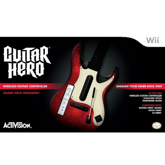 Wii Guitar Hero 5 Stand-Alone Guitar by ACTIVISION - Used - Very Good condition - US$93.50