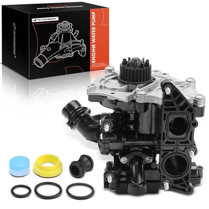 A-Premium Engine Water Pump Compatible with Audi A3 2015-2016 A4 2017 A6 TT Quattro Q7 S3 Volkswagen Golf R 2015-2019 Arteon L4 1.8L 2.0L DOHC Petrol by A-premium - Used - Acceptable condition