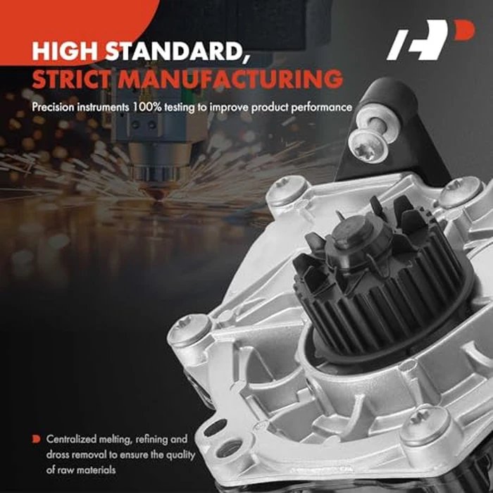 A-Premium Engine Water Pump Compatible with Audi A3 2015-2016 A4 2017 A6 TT Quattro Q7 S3 Volkswagen Golf R 2015-2019 Arteon L4 1.8L 2.0L DOHC Petrol by A-premium - Image 3