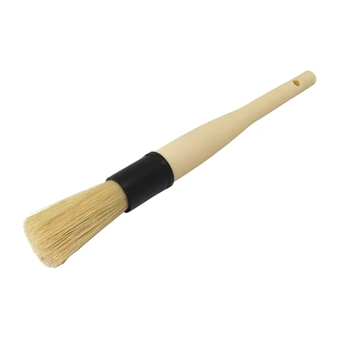 Chemical Guys Boars Hair Detailing Brush - Gentle Scratch-Free Cleaning for Wheels, Grilles, Emblems, and Interior Surfaces - Versatile Multi-Purpose Auto Detailing Brush for Deep Cleaning - Acc_S90 by Chemical Guys - Used - Good condition