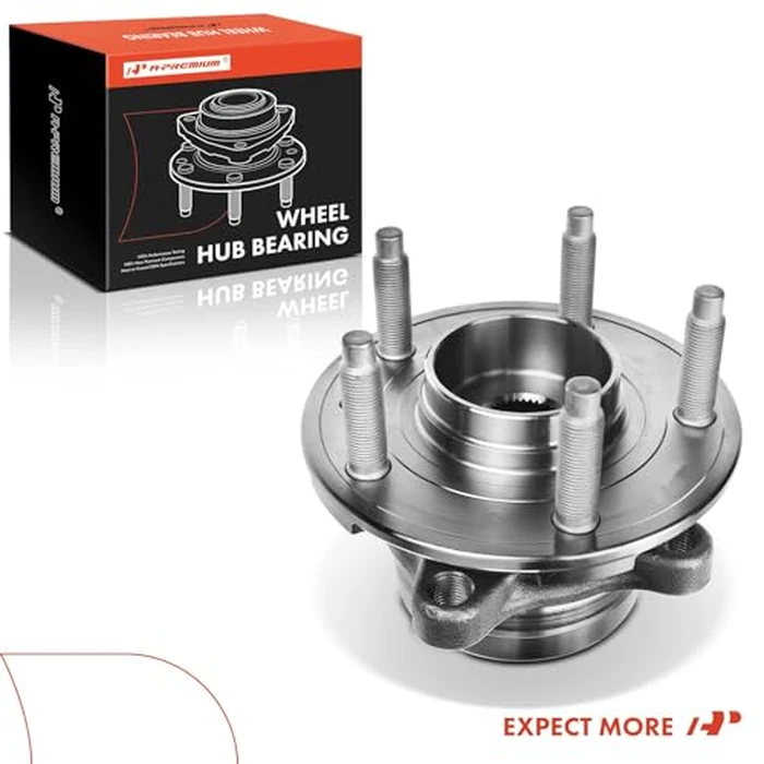 A-Premium Front Wheel Bearing and Hub Assembly with 5-Lug Compatible with Ford Explorer 2013-2014 with Aluminum Wheels, Explorer 2015-2020 Without Police Package by A-premium - Image 9