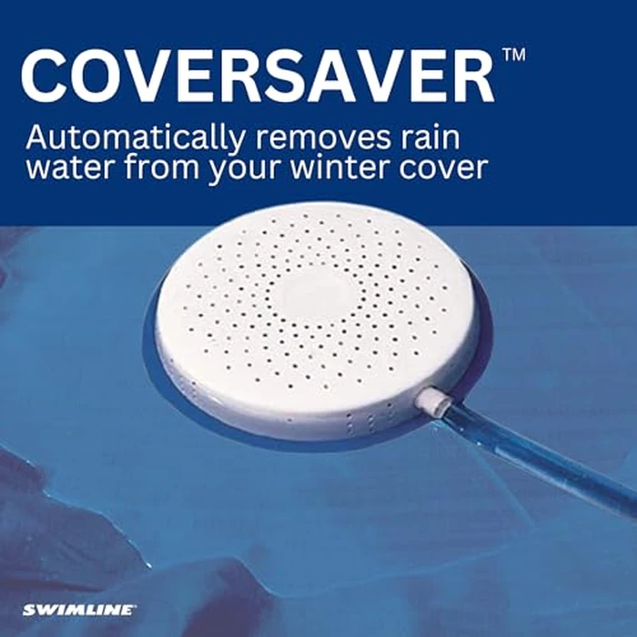 SWIMLINE HYDROTOOLS Original Submersible Pool Cover Water Siphon Pump Automatic Removal for Above Ground Swimming Pools, Covers, & Hot Tubs Winterizing Kit |Non Electric Drain Hose Cover Saver 5436 by Swimline - Image 2