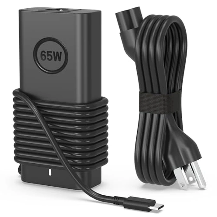 TUXIFPKU 65W Laptop Charger USB C Compatible with Dell Latitude 5420 5520 5320 5430 5440 5510 5410 5530 7430 7420 3520 7400 7440 Inspiron 14 7425 16 7620 2in1 XPS 13 Chromebook 3100 Type C Power Cord by TUXIFPKU - Used - Good condition - CA$13.46