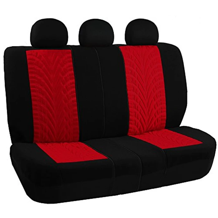 FH Group Full Set Travel Master Car Seat Covers, Airbag and Split Rear Car Seat Cover Universal Fit Interior Accessories for Cars Trucks SUV, Automotive Seat Covers, Red by FH Group - Image 8