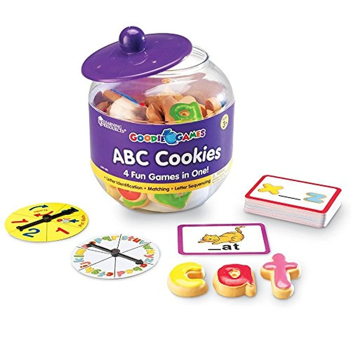 Learning Resources Goodie Games ABC Cookies - Alphabet Letters, Learn to Read and Write, Phonics and Spelling , Fine Motor Skills, Toddler Toys, Kids Games, Manipulatives Preschool Activities by Learning Resources - Used - Like New condition - US$21.48