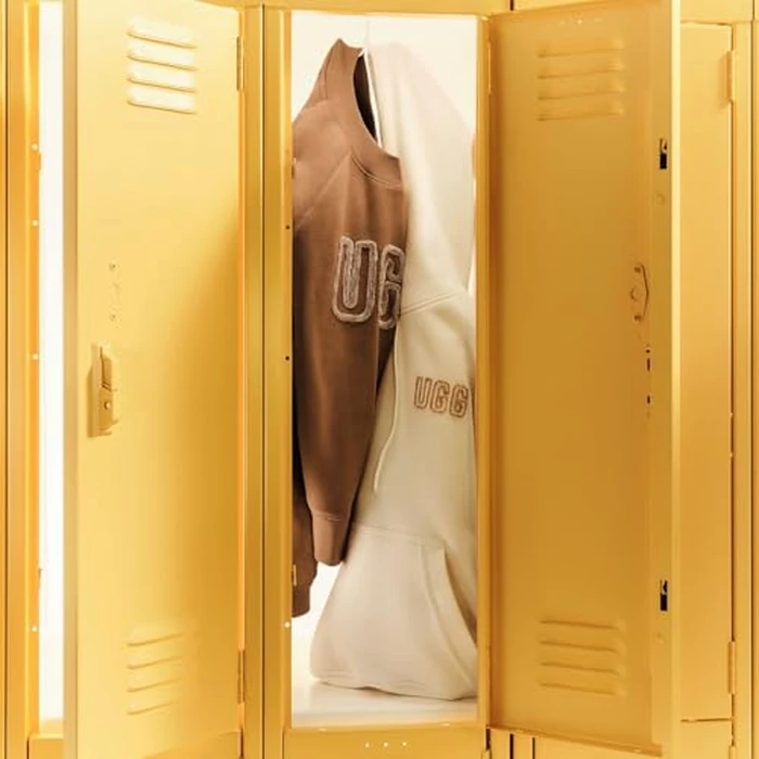 UGG Women's Ugg Logo Hoodie Sweatshirt, Nimbus, L by UGG - Used - Like New condition - US$85.33