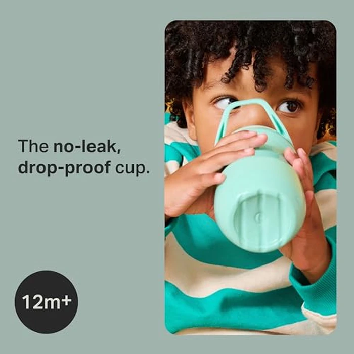 Tommee Tippee Insulated 9oz Sporty Spout Toddler Water Bottle, No Spill, Sippy Cups for Toddlers 1-3, Two-Piece Valve Helps Stop Spills, Yellow & Purple, BPA Free, Pack of 2 by Tommee Tippee - Image 2