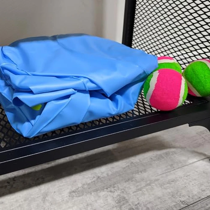 Franklin Sports Kids Dart Board - Inflatable Dart Ball Game with 3 Tennis Ball Self-Stick Darts - 20 X 20 by Franklin Sports - Image 9