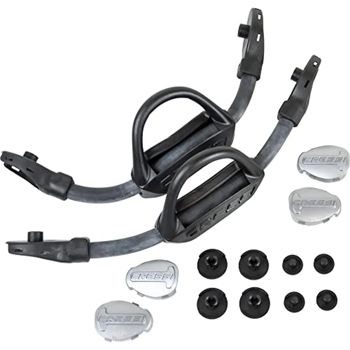 Cressi EBS Fin Strap (Reaction/Frog Plus), Black, Short Fit (XS/S - S/M) by Cressi - Used - Like New condition - CA$28.57