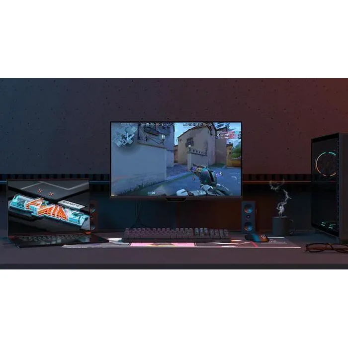 GIGABYTE 27" UHD 4K 160Hz with AMD FreeSync Premium, G-SYNC Compatible 1ms HDR400 Dual Mode USB-C KVM Gaming Monitor with Height Adjustable, Tilt, by GIGABYTE - Image 8