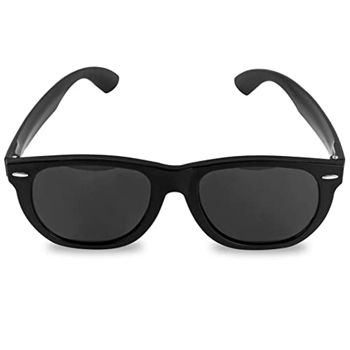 Super Z Outlet Plastic Black Vintage Retro Style Sunglasses Shades Eyewear for Party Prop Favors, Decorations, Toy Gifts (12 Pairs) by Super Z Outlet - Image 3