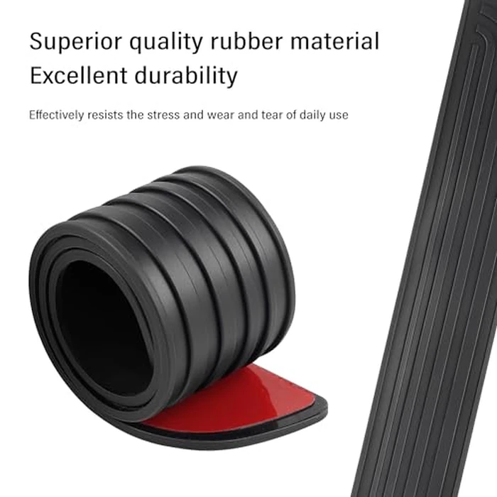4PCS Car Door Sill Protector,Anti-Scratch & Waterproof Car Door Sills Scratch Protection,Universal Car Exterior Accessories Automotive Door Entry Guard for Car,Truck,SUV (Black, Width 2.36") by KIFIDAN - Image 4
