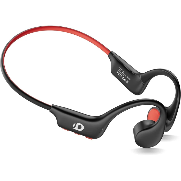 Demicea X6 Open Ear Sport Headphones - Black/Red by Demicea - Refurbished - Excellent condition - US$67.57