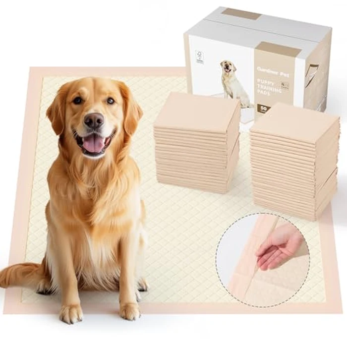 Gardner Pet Disposable Puppy Pads XL, 28"x34" Pee Pads for Dogs, Super Absorbent & Leak-Proof Full Edge-Wrapping Dog Training Pads, Extra Thick Puppy Pee Pads, Dog Pee Pad Potty Pads for Dogs 30 Count by Gardner Pet - Used - Like New condition - US$31.58
