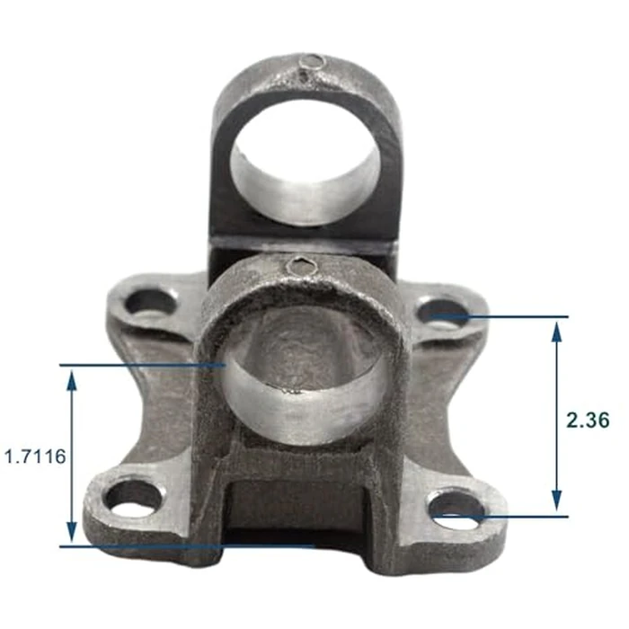 BUYMACHINERYPARTS 37315-35040 Flange Yoke 2.36 x 2.36" Compatible with Toyota 4Runner, fit for Celica, fit for Land Cruiser, fit for Tacoma, 1.142 x 2.047 I/C for 5-1510X U-Joint by BUYMACHINERYPARTS - Image 3