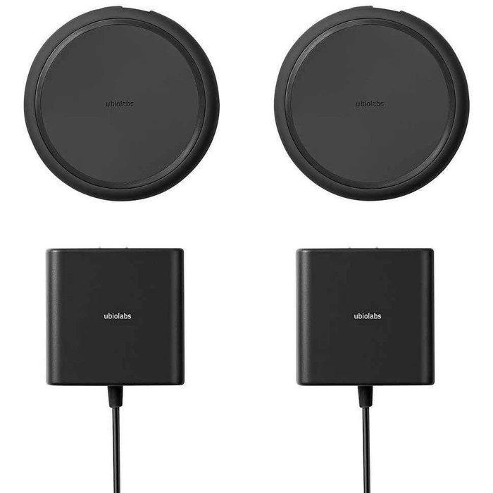UbioLabs 10W Wireless Charging Pads Universal Qi Charging and USB-A Output (2-Pack) - Black by UbioLabs - Image 2