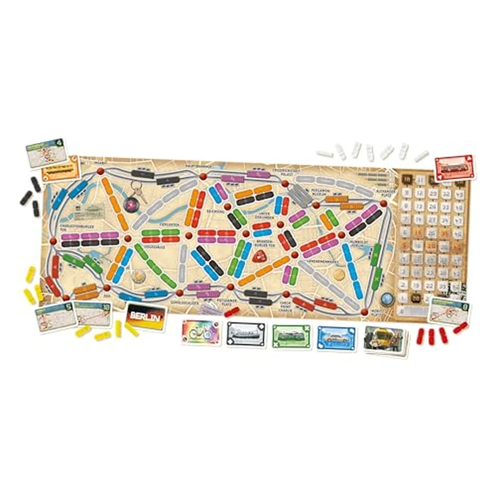 Ticket to Ride - Express - Berlin (English) - Board Games - Strategy/Family - Fast-Paced Ticket to Ride Game - Ages 8+ - 2 to 4 Players - Under 15 Minute Playtime - Made by Asmodee by Days of Wonder - Image 3