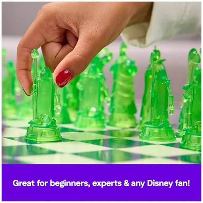 Spin Master Games, Disney Villains Chess Set for Adults & Kids, Play as Classic Disney Characters Like Ursula, Jafar, Hades, & More, Classic Strategy Game & STEM Activity, 2 Players, for Ages 8 & Up by Spin Master Games - Image 5
