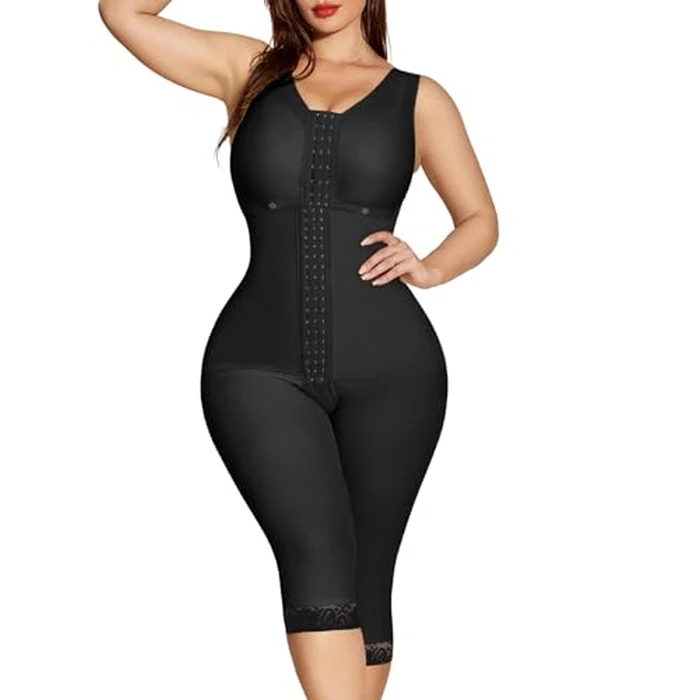 M MYODRESS Fajas Moldeadoras Shapewear Tummy Control Post Surgery Compression Garment Full Body Shaper Butt Lift Girdle Shapewear Bodysuit Postpartum Faja Curvy Waist Trainers for Women Belly Fat by M MYODRESS - Image 1