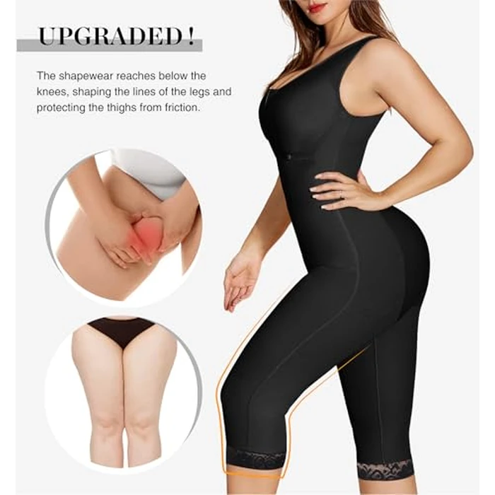 M MYODRESS Fajas Moldeadoras Shapewear Tummy Control Post Surgery Compression Garment Full Body Shaper Butt Lift Girdle Shapewear Bodysuit Postpartum Faja Curvy Waist Trainers for Women Belly Fat by M MYODRESS - Image 4