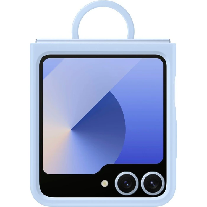 Samsung Silicone Phone Case for Samsung Galaxy Z Flip6 - Blue by Samsung - Refurbished - Brand New condition