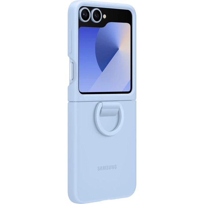 Samsung Silicone Phone Case for Samsung Galaxy Z Flip6 - Blue by Samsung - Image 3
