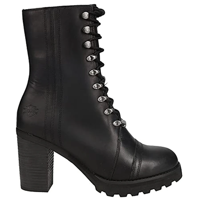 Harley-Davidson Footwear Women's Seneca 7" Motorcycle Riding Boot, Black, 7 M US by HARLEY-DAVIDSON - Image 1