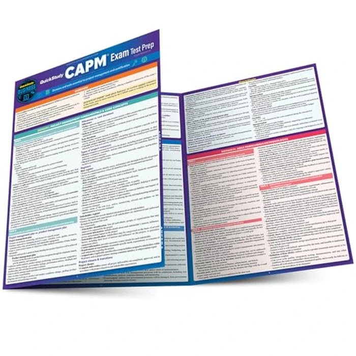 Quickstudy Capm(r) Exam Test Prep: Laminated Reference Guide by QuickStudy - Image 1