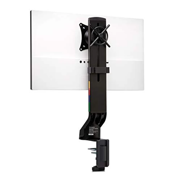 Kensington Single Monitor Desk Mount, C-clamp Vesa Stand Fits up to 32 inch Ultrawide Samsung LG , Low Profile Vertical Mount, Height Adjustable Free Standing Arm,K55512WW Black by Kensington - Used - Like New condition - US$46.31