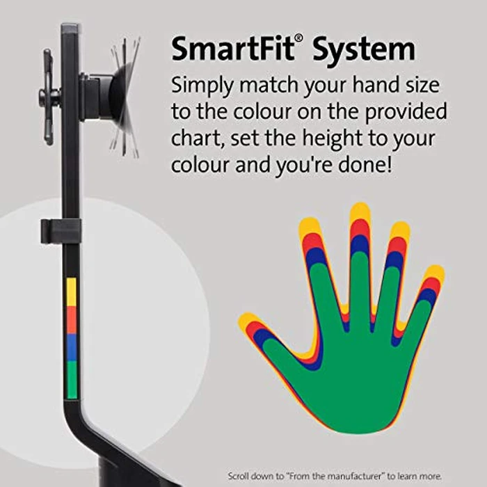 Kensington Single Monitor Desk Mount, C-clamp Vesa Stand Fits up to 32 inch Ultrawide Samsung LG , Low Profile Vertical Mount, Height Adjustable Free Standing Arm,K55512WW Black by Kensington - Image 6