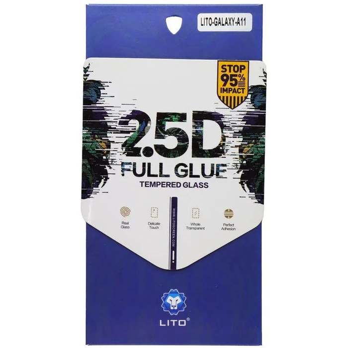 LITO 2.5D Full Glue Tempered Glass Screen Protector for Samsung Galaxy A11 - Clear by LITO - Refurbished - Brand New condition - US$6.98