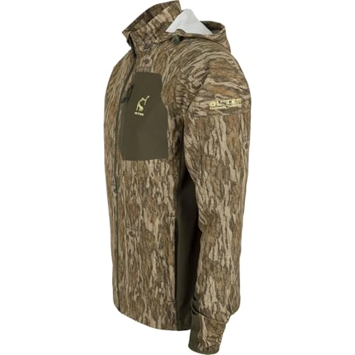 Drake Waterfowl Men's Rain Brake Lightweight Waterproof Outdoor Jacket w/Adjustable Hood, Drawcord Waist & Zippered Pockets, Bottomland, Small by Drake Waterfowl - Image 2