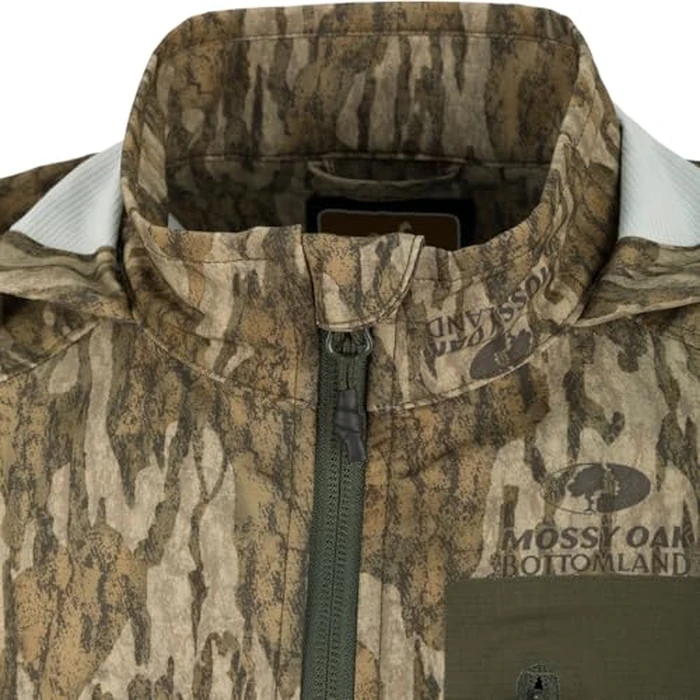 Drake Waterfowl Men's Rain Brake Lightweight Waterproof Outdoor Jacket w/Adjustable Hood, Drawcord Waist & Zippered Pockets, Bottomland, Small by Drake Waterfowl - Image 4