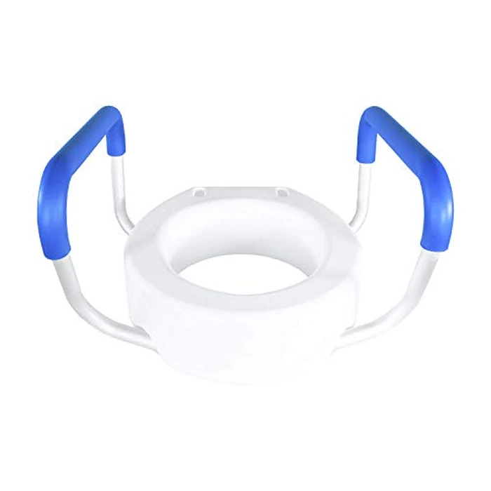 PCP Raised Toilet Seat, 4 Inch Lift, Elevated Height, Removable Arms, Injury Recovery Handicapped by PCP - Used - Very Good condition - US$22.10
