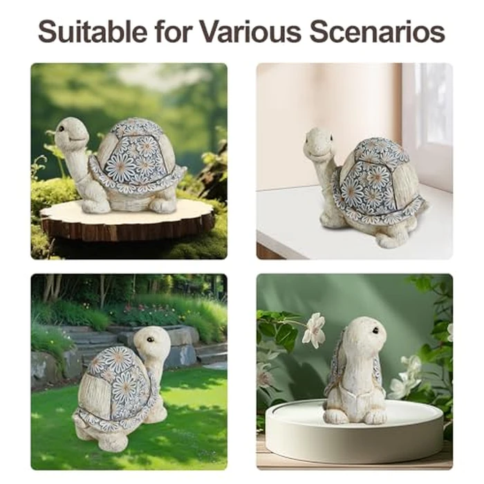 Artpual Turtle Outdoor Statues for Garden Lawn Decor Outside Statue for Patio Yard Porch Balcony Home House Ornament, Great Gifts for Family and Friends by Artpaul - Image 4