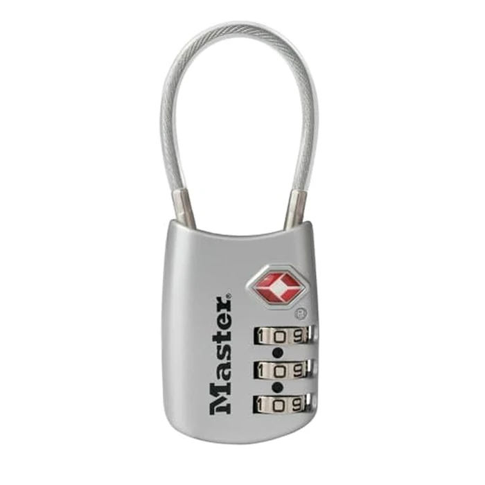 Master Lock 4688D Set Your Own Combination TSA Approved Luggage Lock, 1 Pack, Assorted by Master Lock - Used - Like New condition - US$5.43