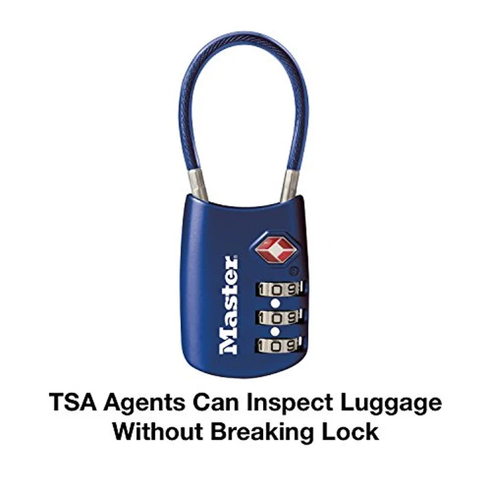 Master Lock 4688D Set Your Own Combination TSA Approved Luggage Lock, 1 Pack, Assorted by Master Lock - Image 3
