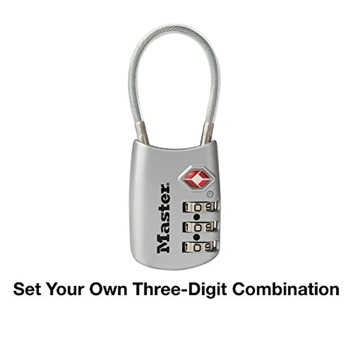 Master Lock 4688D Set Your Own Combination TSA Approved Luggage Lock, 1 Pack, Assorted by Master Lock - Image 4