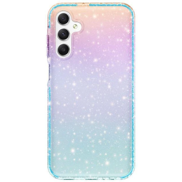 PureGear Slim Shell Designer Series Phone Case for Samsung Galaxy A15 5G - Clear Glitter by PureGear - Refurbished - Brand New condition