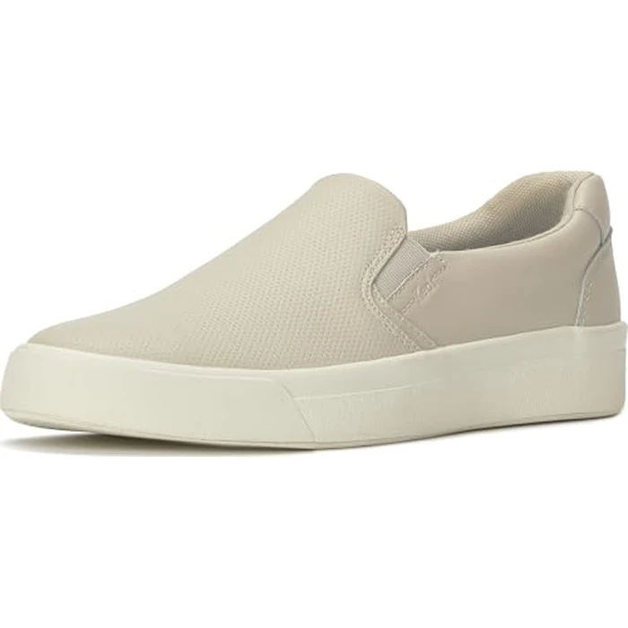 Keds Women's Pursuit Slip on Fashion Sneaker, Oatmeal Leather, 7 by Keds - Used - Good condition - CA$47.26
