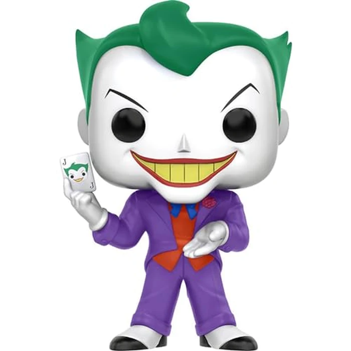 Funko The Joker: Pop! Heroes Vinyl Figurine Bundle with 1 Compatible Graphic Protector (155-11573 - B), Small by Funko - Image 3