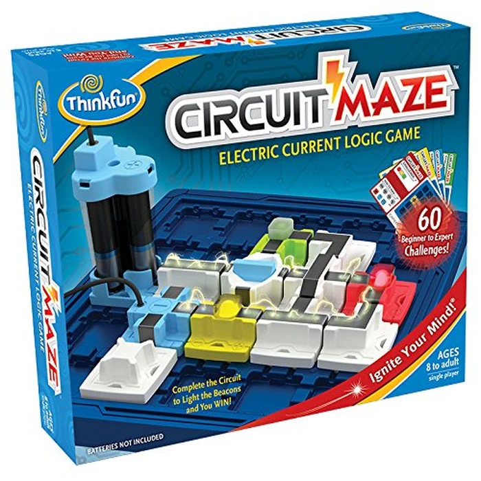 ThinkFun Circuit Maze Game - Brain-Boosting STEM Toy | Teaches Circuitry Through Engaging Gameplay | Toy of The Year Finalist | Ideal for Boys and Girls Age 8 and Up by ThinkFun - Image 6