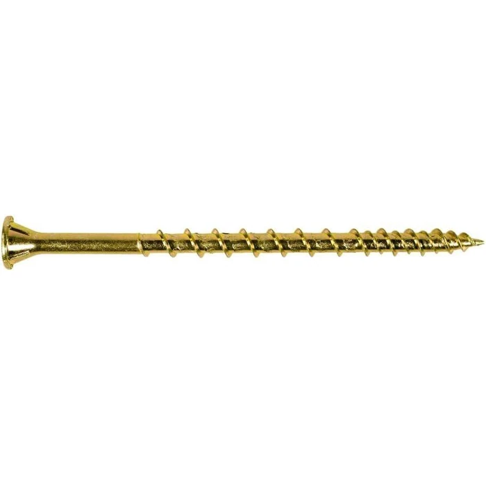 Simpson Strong-Tie QuikDrive WSV3S #9 x 3" Subfloor Screws T-25 (1000ct) - Yellow by Simpson Strong-Tie - Image 1