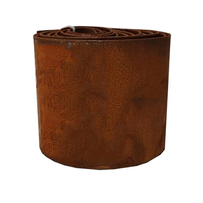 Metal Landscape Edging,5.5Inch x 16FT Garden Edging for Flower Bed,Lawn and Landscape Border (Rusted, 5.5 Inch x 16FT) by UEUORF - Used - Very Good condition