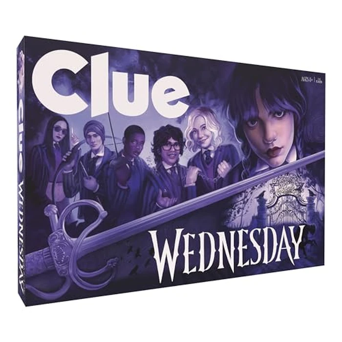 CLUE: Wednesday | Classic Board Game Inspired by The Netflix Original Series | Solve The Mystery at Nevermore Academy with Friends and Family | Officially Licensed Merchandise | 2-6 Players | Ages 8+ by USAOPOLY - Image 1