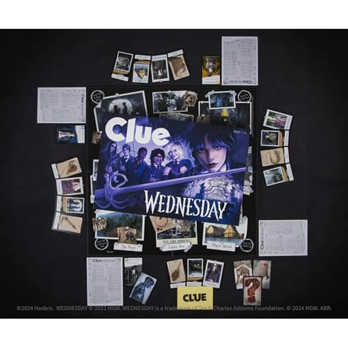 CLUE: Wednesday | Classic Board Game Inspired by The Netflix Original Series | Solve The Mystery at Nevermore Academy with Friends and Family | Officially Licensed Merchandise | 2-6 Players | Ages 8+ by USAOPOLY - Image 7